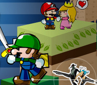 Марио и Луиджи спасают принцессу