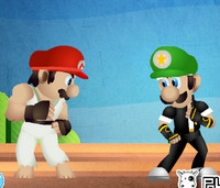Марио драки на двоих