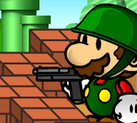 Марио защита замка от зомби