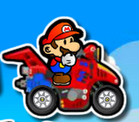 Гонка Марио на мотоцикле